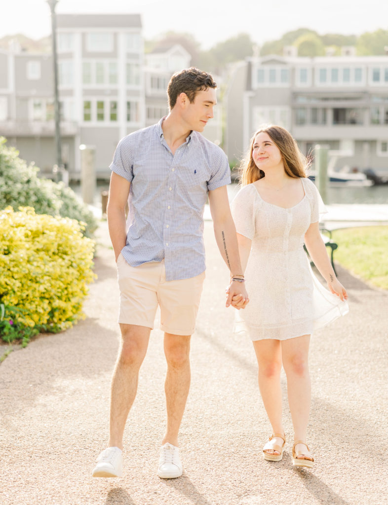 Downtown Mystic Connecticut Couples session